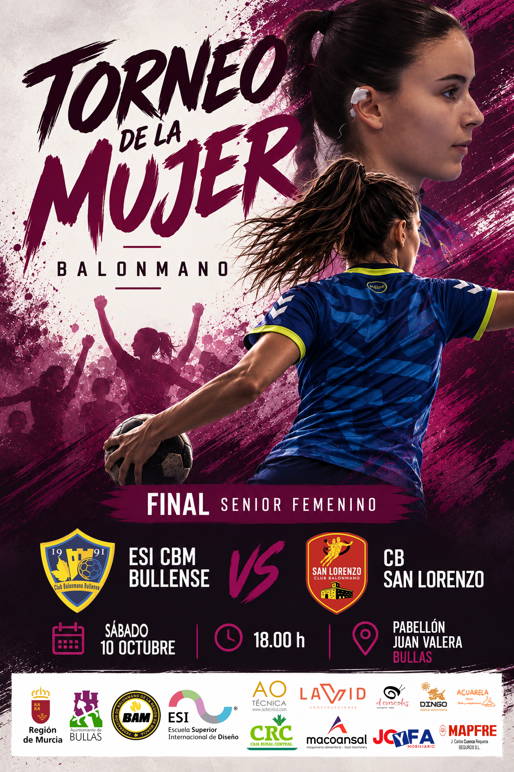 TORNEO DE LA MUJER | El balonmano femenino, protagonista en Bullas